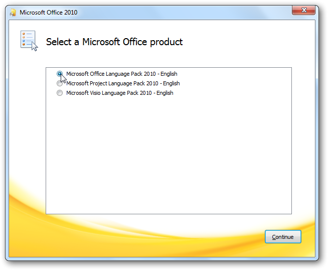 Microsoft Office Enterprise 2007 Language Pack